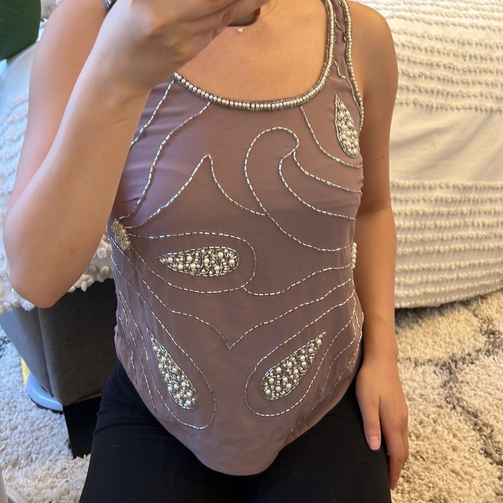 Bar III beaded tank